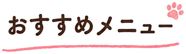 おすすめメニュー